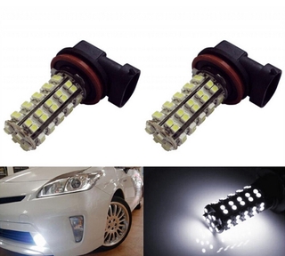 1 piezas de luz LED de coche HID blanco 68 SMD H11 LED antiniebla bombilla para BMW 3 E90 E92