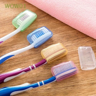 wow01 5pcs nuevo cepillo de dientes cubierta portátil protector de limpieza cabeza caso organizador de viaje hogar camping gorra titular