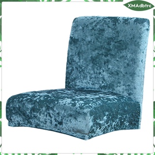 [xmadbtrc] funda corta de respaldo bajo para silla de comedor, extraíble, lavable, funda para silla de comedor, protector de asiento