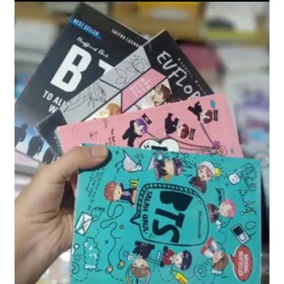 1 paquete 4 novela serie BTS papel libro