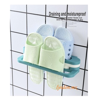 SWEETDREAM-3 in 1 Folding Holder Shoes Hanger 4-in-1 Wall-Mounted Slippers Storage