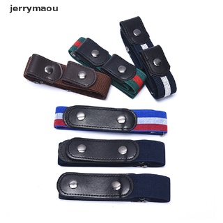 [Jerrymaou] Fashion Adjustable Invisible Lazy Buckle-Free Elastic Waist Belt No Hassle Belt DAGH (7)