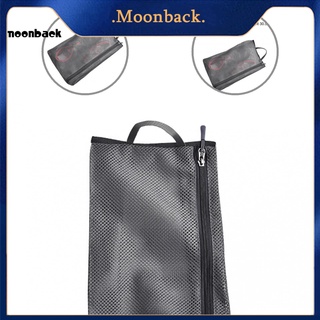 Moon fácilmente llevar organizador de viaje zapatos de viaje cremallera almacenamiento bolsas de ropa gran espacio para exteriores