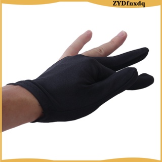 guantes de billar de 3 dedos para mano izquierda/derecha para hombres/mujeres (8)