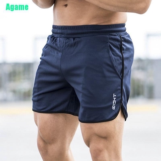 Agame verano de los hombres pantalones cortos de correr deportes Fitness pantalones cortos de secado rápido gimnasio Slim Shorts ZZK (3)