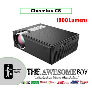 (Oficina) Cheerlux C9 proyector 2800 lúmenes nativo HD 1080P proyector - Cheerlux C8