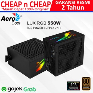 Aerocool Lux RGB 550W bronce 80+ - fuente de alimentación PSU