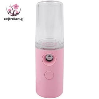 humidificador cara de vapor nano medidor de agua en frío spray hidratante -rosa