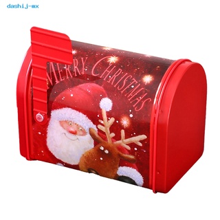 dashij color brillante caja de galletas diseño de navidad caramelo puede decorativo para fiesta