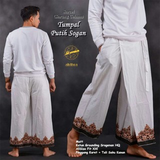 Sarong TUMPAL blanco-SOGAN batik pantalones