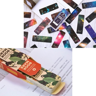 iho✍ Retro Bookmark Colored Space Bookmark Paper Creative Stationery Tab For Books Office School Supplies (6)