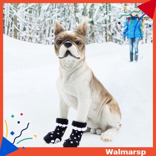 Wmp 4 pzas calcetines antideslizantes De algodón Para mascotas/calcetines protectores De algodón antideslizantes Para Cachorros/Cachorros