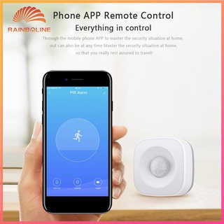 Rain_wifi PIR Sensor de movimiento Tuya Smart Life APP Control Detector de alarma de seguridad