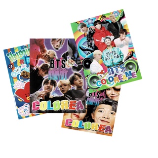 Libro BTS para Colorear Army K-POP Cuaderno Iluminar