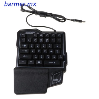 bar1 k103 teclado de juegos con una mano mecánica sensación teclado para teléfono pubg