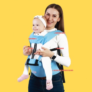 Nuevo Portabebé Multifuncional Suministros De Bebé Con Soporte Lumbar Doble Hombros Agarre Delantero Ajustable De Seguridad (4)