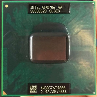 Intel Core 2 Duo T9800 SLGES 2.9 GHz Dual Thread CPU procesador 6M 35W Socket P