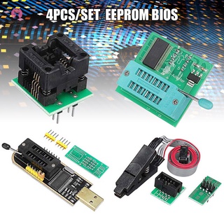 EEPROM BIOS USB Programmer CH341A + SOIC8 Clip + 1.8V Adapter + SOIC8 Adaptor Kit