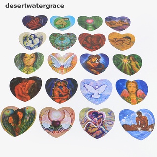 Desertwatergrace Pareja Amor oracle Tarjeta Oráculo En Forma De Corazón Inglés DWG