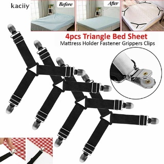 kaciiy 4 x triángulo sábana de cama sujetador pinzas clips tirantes tirantes mx