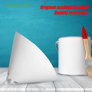 xiangan 20/50/100pcs filtro de malla ambiental de papel embudo de pintura colador de pintura filtro embudo de malla fina industrial 100 malla colador de papel revestimiento filtración