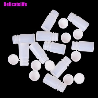 [Delicatelife] 10 botellas de plástico reactivos de 10 ml de medicina muestras viales líquido titular herramienta útil