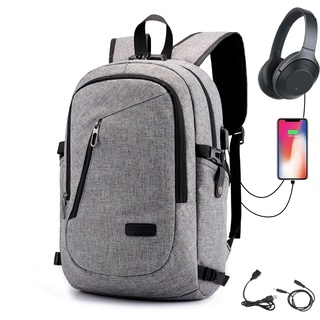 Men Women Backpack Business Laptop Computer Backpack USB Interface Travel Bag Schoolbags Shoulder Bag School Backpack Mochila