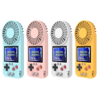 WULI Game Console with USB Fan Color Display 500 in 1 Retro Game Console