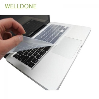 WELLDONE Nuevo Protector Film Laptop Teclado Cover Universal PC Notebook Piel de silicona Caso