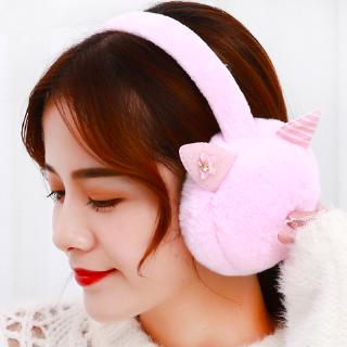 lindo conejo oreja de felpa orejeras de invierno otoño caliente coreano señoras orejeras al aire libre de felpa (3)