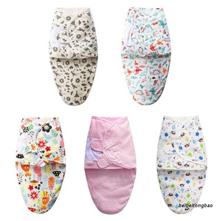 beibeitongbao Soft Cotton Swaddle Blanket Adjustable Infant Swaddling Wrap Baby Sleepsack Gift (1)