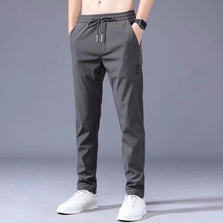 2021Nuevos pantalones de verano para hombres pantalones casuales sueltos rectos de verano a juego pantalones finos de secado rápido (1)