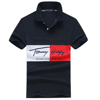 Moda Verano De Los Hombres Tommy Polo Camiseta Niño Casual Solapa Camisa De Tenis De Manga Corta Ropa (3)