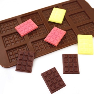 Nuevo 12 Moldes De chocolate Incluso Con chip De Gofres Pudín Herramienta Para Hornear Decoración De Tartas En Stock (7)