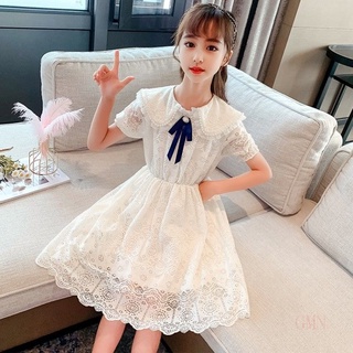 Envío rápido spot GMN vestido de niñas nuevo 2021 vestido de verano estilo occidental Internet celebridad princesa vesti