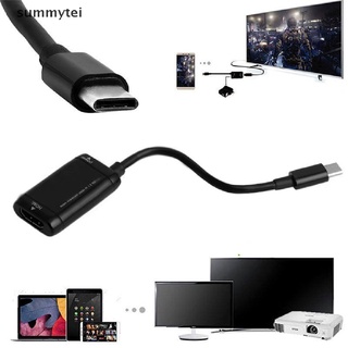 Summytei USB-C Tipo A HDMI Adaptador 3.1 Cable Para MHL Teléfono Android Tablet Negro MX