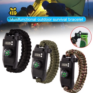 [spr] pulsera multifuncional al aire libre camping senderismo supervivencia equipo de escape herramienta multiusos