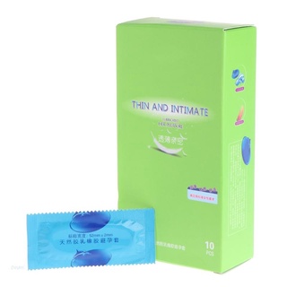 Doylm 10pcs caucho Natural Ultra delgado Super preservativos espesor al por mayor condón de látex