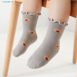 language.mx calcetines antideslizantes antideslizantes para otoño/invierno/niñas/calcetines transpirables para caminar/aprendizaje