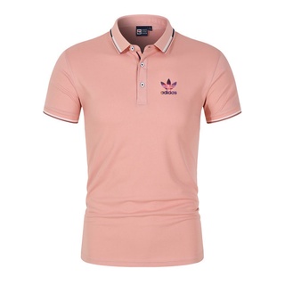 Venta Adidas Polo camisa Golf moda camiseta verano negocios Casual oficina Polo cuello camiseta Tops