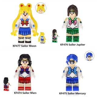 Lego Minifigures Anime Sailor Moon Bloques De Construcción Juguetes Para Niños