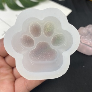 petr diamante gato pata llavero molde cristal epoxi creativo silicona molde amor regalo (4)