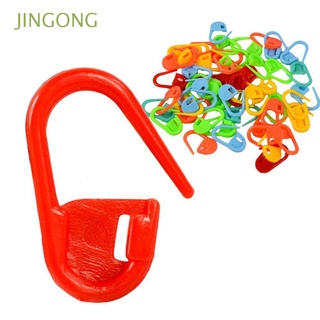 jingong nuevo punto de bloqueo de alta calidad craft crochet marcadores titular mix color mini tejer 100pcs clip de aguja de plástico/multicolor