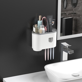 *SLT Wall-mounted Toothbrush Holder Bathroom Teeth Brushing Intelligent (2)