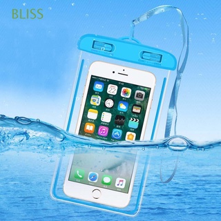 BLISS Summer Swimming Bags Beach Underwater Dry Bag Waterproof Phone Pouch Cover Water Sports Waterproof Luminous Drift Diving Phone Case Mobile Phone Pouch/Multicolor