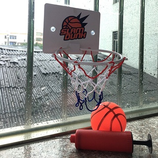 barrow ventosa fija mini aro de baloncesto juego de lanzamiento con bola de goma para niños (5)