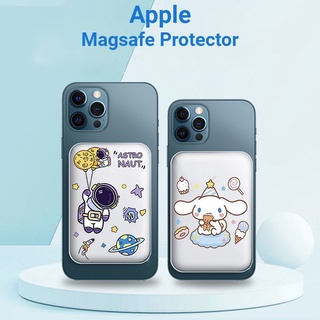 MagSafe Batería Pack Para IPhone Transparente Caso Portátil Cubierta Protectora De Dibujos Animados Apple Externo (1)