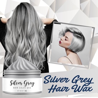 crema de cabello ahumado gris punk estilo luz plata gris abuela gris tinte de pelo color cera cuidado del cabello