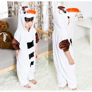 Onesie OLAF FROZEN niños disfraz PIYAMA KIGURUMI ropa de dormir