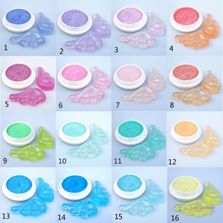 [HWD] Candy Color Suspended Glitters Sequin Resin Pigment Epoxy Resin Mold Jewelry DIY